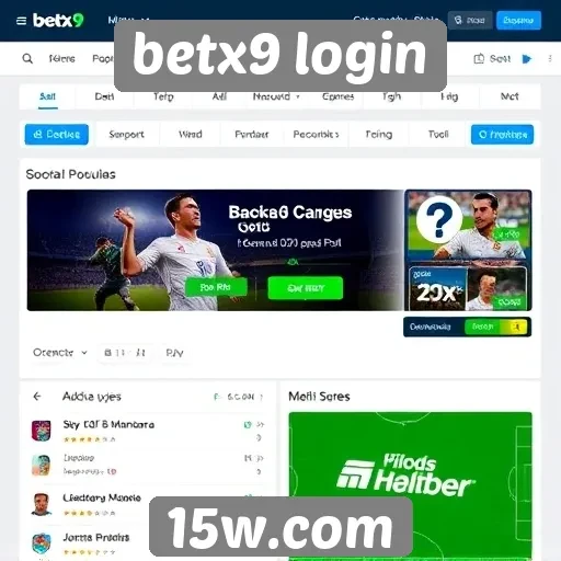 Apostas populares disponíveis no betx9 login